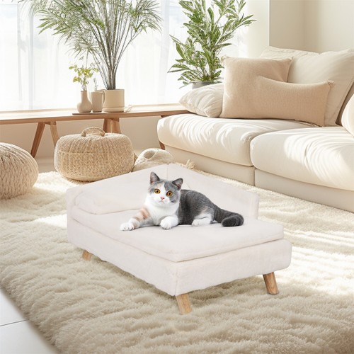 L Shape Pet Sofa Chair Bed Indoor Dog Cat Puppy Cushion Couch House Lounger - Picture 3 of 15