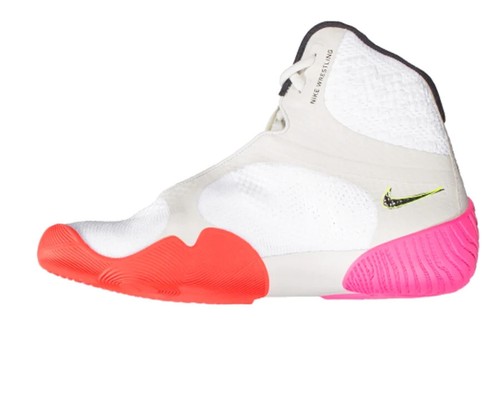 Nike Tawa SE Tokyo "Rawdacious" Wrestling Shoes Boots White Crimson Mens SZ 11 - Picture 4 of 6