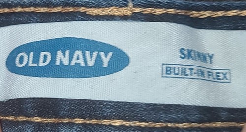 Boy’s Old Navy Built-In-Flex Skinny Blue Jeans Size 18 Adjustable Waist - Picture 4 of 5
