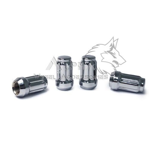 24Pc 7/16-20 Chrome 6 Spline Lug Nuts For Chevy GMC Blazer K10 K5 V1500 + 1 Key - Bild 4 von 8