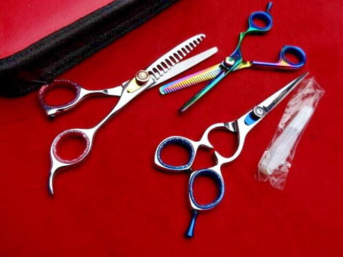 WARRANTY_2 x 6" Hairdressing Hair Cutting Scissors & 5.5"Thinning/Japanese Steel - Picture 1 of 18
