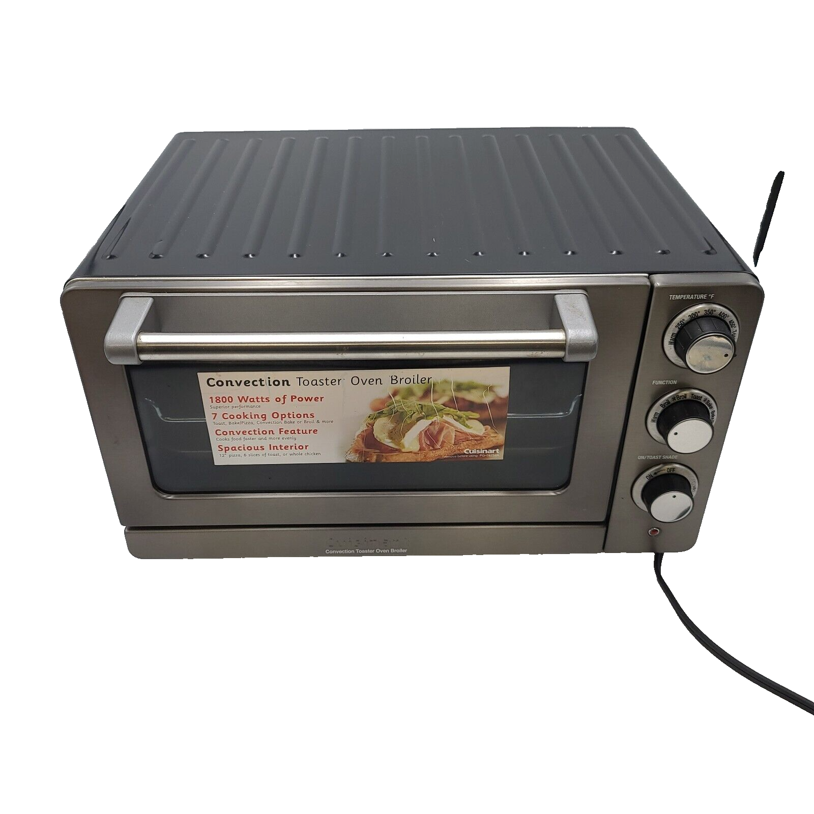 Cuisinart TOB60N1(SR) Black & Silver Electric Convection Toaster Oven
