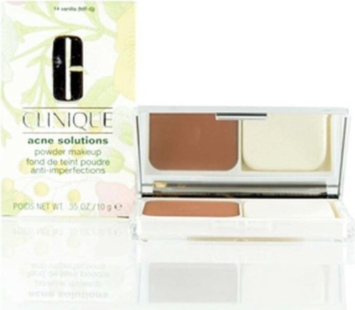 CLINIQUE Acne Solutions Powder Makeup 14 VANILLA (MF-G) .35 oz / 10 g NIB