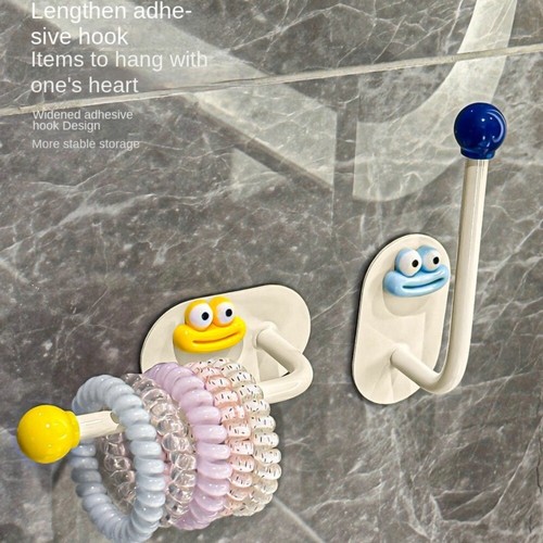 Traceless Shower Hooks Punch Free Rotating Suction Cup remise Hook Home