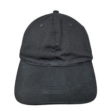 New Chef Slideback Hat Black One Size Adjustable Solid Blank 6 Panel