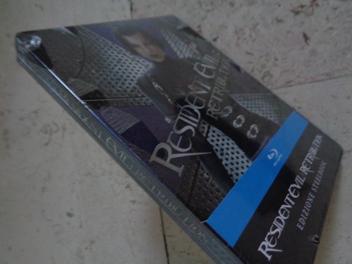 RESIDENT EVIL Retribution Blu-Ray SteelBook NEW&SEALED Milla Jovovich Rodriguez - Picture 2 of 5