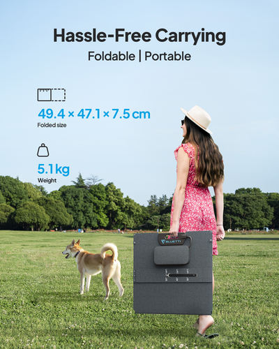 BLUETTI EB3A Portable Power Station 600W LiFePO4 Battery +120W Solar Panel Trip - Picture 12 of 14