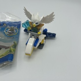 LEGO LEGENDS OF CHIMA Ewar's Acro Fighter 30250 Complete 2013 Retired Great!