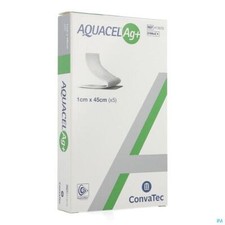 Aquacel Ag+ Enhanced Hydrofiber Dressing with Silver 1cm x 45cm 413570 (x5)