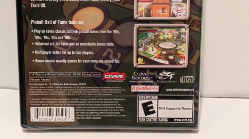 Pinball Hall of Fame: The Gottlieb Collection PlayStation 2 BRAND NEW SEALED PS2 - Picture 8 of 20