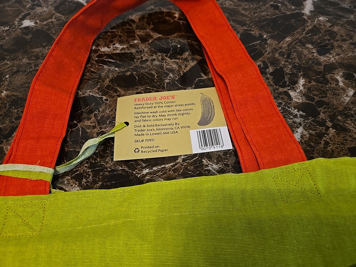 trader-joe-s-presents-the-pickles-cotton-canvas-tote-bag-new-with-tags