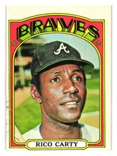 1972 Topps Baseball set HIGH #740 Rico Carty Poor Atlanta Braves Free Shipping