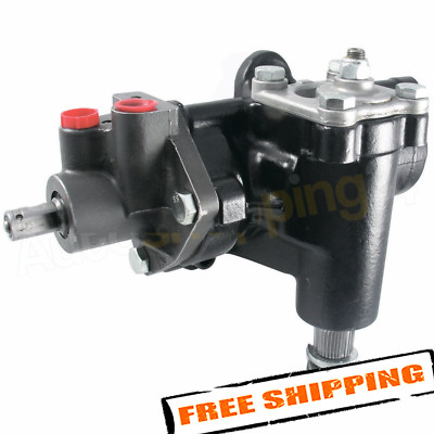 Borgeson 800128 Power Steering Gear Box - Remanufactured, 14:1 Quick Ratio, 17mm Double D Input Shaft