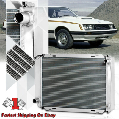 3-Row//CORE Aluminum Radiator For Ford Mustang GT GL GLX GT Ghia L4 L6 V8 79-93