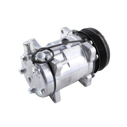 Universal A/C Compressor 6PK Clutch Sanden 508 5H14 R134A Serpentine Belt 12V - Picture 4 of 6