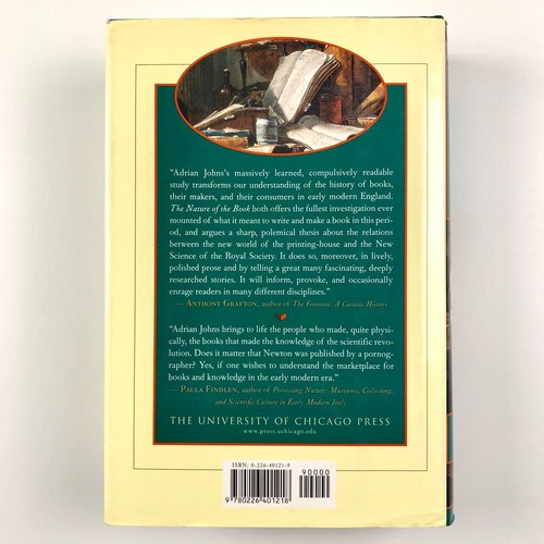 The Nature of the Book by Adrian John | University of Chicago Press, 1998 - Picture 12 of 12
