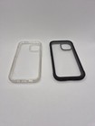 2 coques Iphone 15 6,1 pouces noir et transparents Miracase neuf