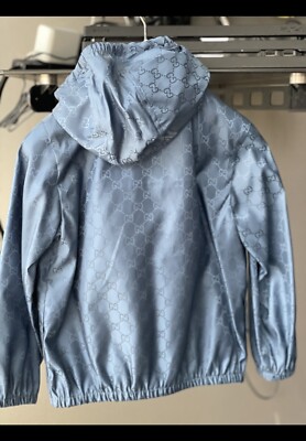 希少✨ GUCCI ムートンコート ダッフル ブルー ジップアップ サイズM トムフォード期】90s Vintage GUCCI グッチ ムートン コート