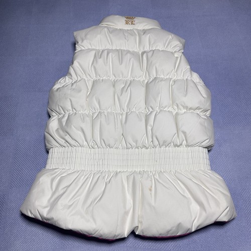 Ralph Lauren Polo Pony & Crest Reversible Down Fill Puffer Vest Sz Medium (8/10) - Picture 11 of 19