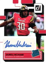 2023 Panini Chronicle Donruss Draft Picks DURELL NCHAMI Auto /99 Rated Rookie RC