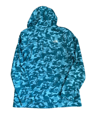 NWT The North Face. Women's W100 Novelty Cinder Hooded Jacket Green Camo Size XL - Picture 2 of 9