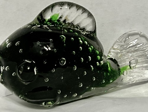 Rare Vintage Murano Handblown Glass fish paperweight Murano, Italy  - Picture 4 of 12