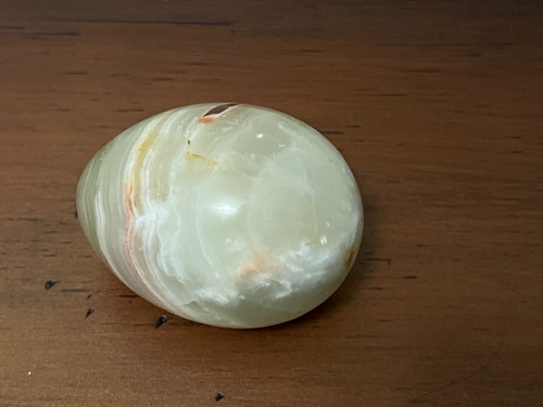 2.7x2" Natural Gemstone Banded Onyx, Egg Shape, Healing Crystal Stone, Mineral - Picture 3 of 12