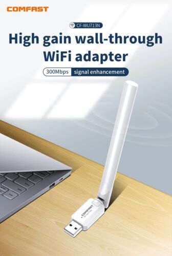 NewFast N300 Wi-Fi USB Adapter/Dongle+Hotspot with External Adjustable Antenna - Picture 4 of 19