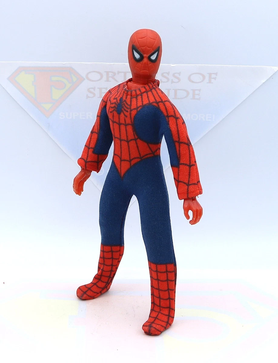Lot Figurine Spiderman MEGO 1974 + Combinaison D'origine - Occasion Vintage