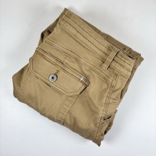 Kuhl KULTIVATR Joggr Pants Size 8 Honey Cargo Stretch Hiking Performance UPF 50+
