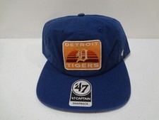 MLB Detroit Tigers Patch Snapback Cap Hat '47 Brand NEW NWOT
