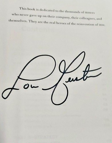 Who Says Elephants Can't Dance? :Inside IBM's Historic Turnaround 1st/1st/SIGNED - Picture 7 of 8