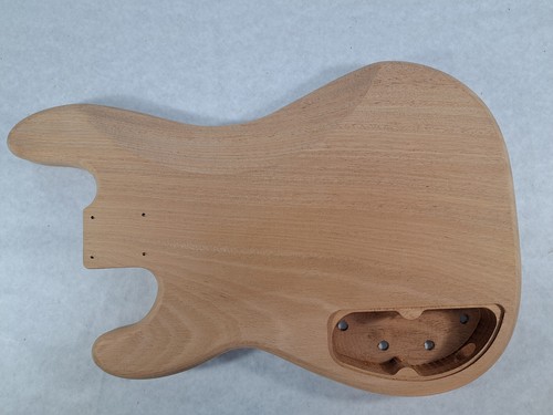 Cuerpo de bajo One Piece Caoba P/J - se adapta a cuellos de guardabarros J2120 - Imagen 4 de 10