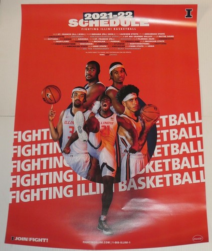 Illinois 2017-2025 Fighting Illini Basketball Football & Hall of Fame posters - Picture 34 of 78