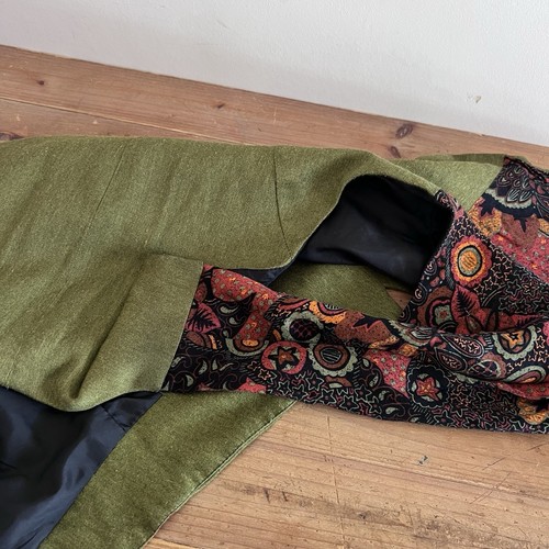 D.I.O Vintage Bohemian Vest Size 10 Womens Green Button Up Hippy Byron Boho Mum - Picture 18 of 24