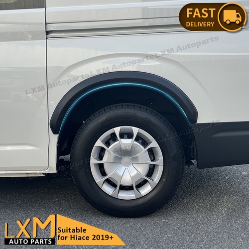 Matte Black Fender Flares Wheel Arch (4 pieces) For Toyota Hiace H300 2019+ - Picture 3 of 11