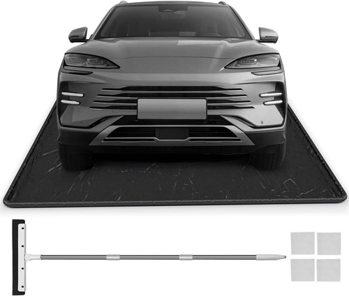 Car Containment Mat Non-Slip Garage Floor Mat Heavy Duty Waterproof 8.6'x 20' - Picture 16 of 17