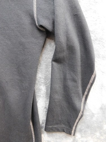 Terramar Men’s L Base Layer Black Merino Wool Blend Woolskins Outdoor - Picture 9 of 14