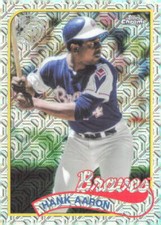2024 Topps Series 2 Hank Aaron #2T89C-19 1989 Chrome Mojo