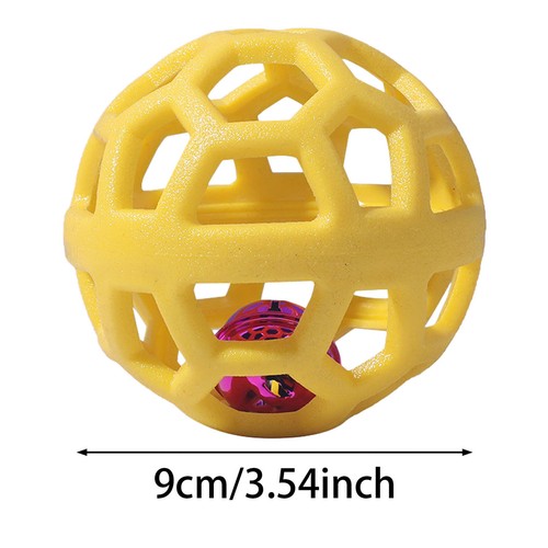 Hollow TPR Plastic Rubber Ball Inside Cleaning Teeth Interactive Training Dog - Bild 10 von 13