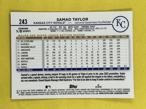 2024 Topps Chrome X-Fractor and Sepia Refractors, Choose from Our Stock - Picture 246 of 258