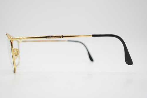 Vintage Brille Best Company 74 Gold Schwarz Oval Brillengestell eyeglasses - Bild 2 von 6