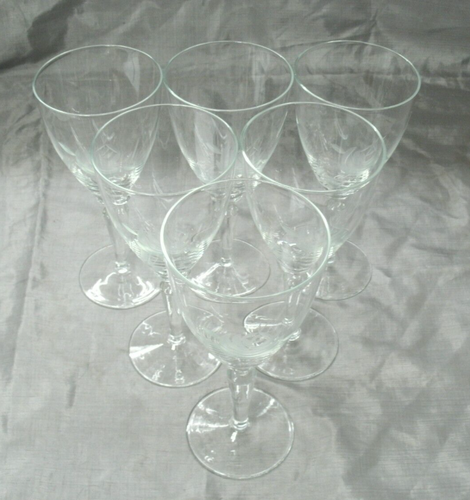 Vtg Toscany ROSEMONDE Set of 6~7-7/8" Water Goblets Crystal Stemware Lovely HTF - Picture 2 of 6