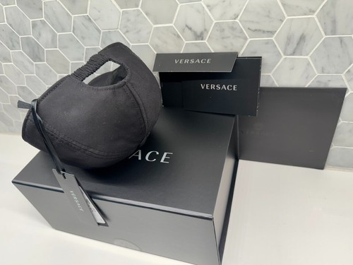 NWT VERSACE LOGO KIDS BASEBALL CAP BLACK/GOLD HAT CASUAL BOYS/GIRL UNISEX MEDIUM - Picture 12 of 14