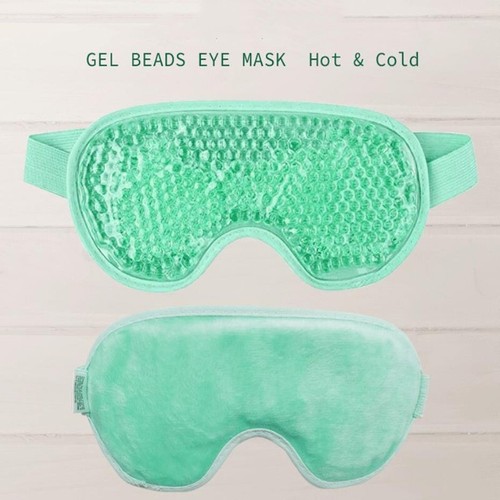 Gel Beads Eye Spa HOT/COLD MASK Reusable Cooling Ice Pack Pain Relief Tired Eyes - Picture 9 of 16