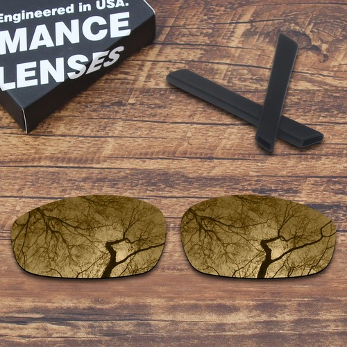 Lentes de repuesto polarizadas y calcetines de goma negros para chaqueta Oakley Split - Imagen 7 de 14