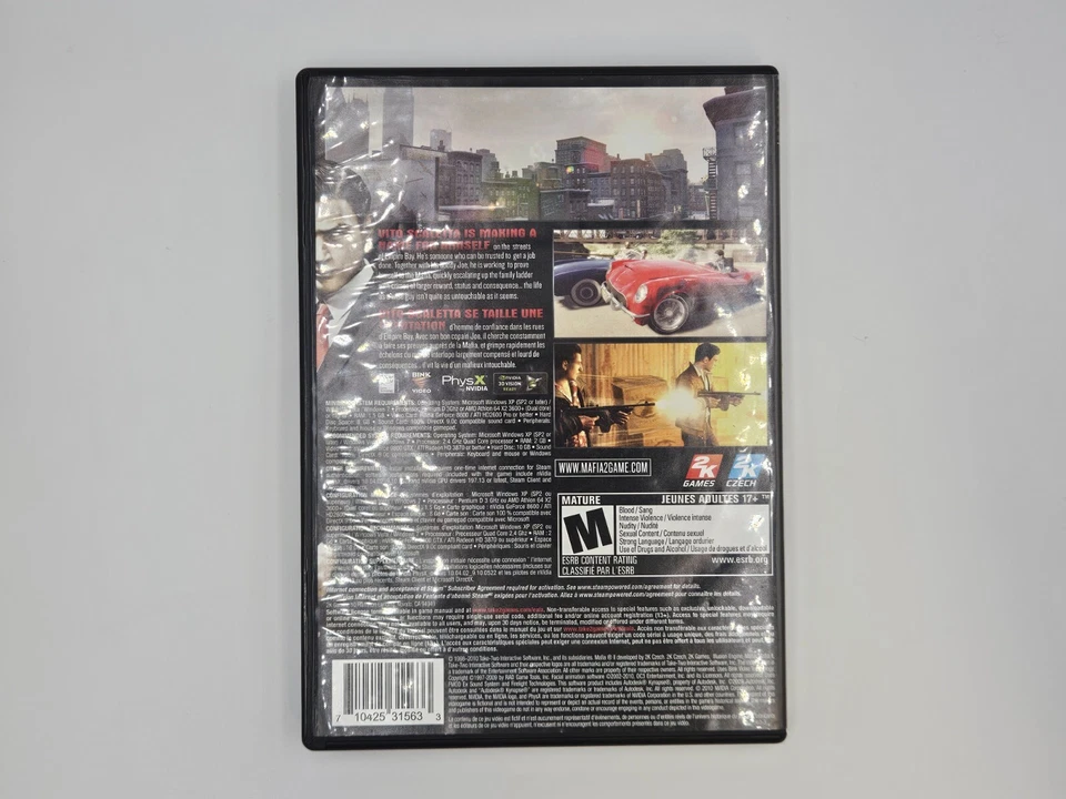 Mafia 2 II PC 2010 con mapa--MUY BUENO Foto 2 de 3