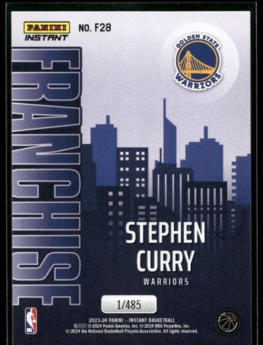 2023-24 Panini Instant Basketball NBA THE FRANCHISE 1/485 SP - Pick A Card - RC - Picture 57 of 61