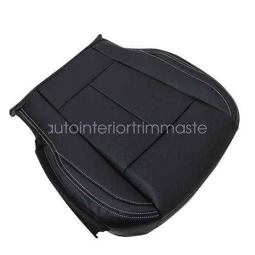 For 2015-2021 Ford F-150 Super Crew Cab DRIVER Side Bottom Seat Cover Black - Foto 8 di 16