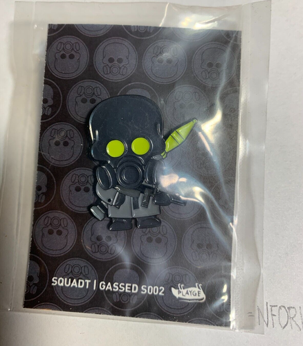 Playge Squadt - Gassed S001 - Signed Numbered #55 of 100 Enamel Pin Jamungo Ferg - Picture 1 of 3